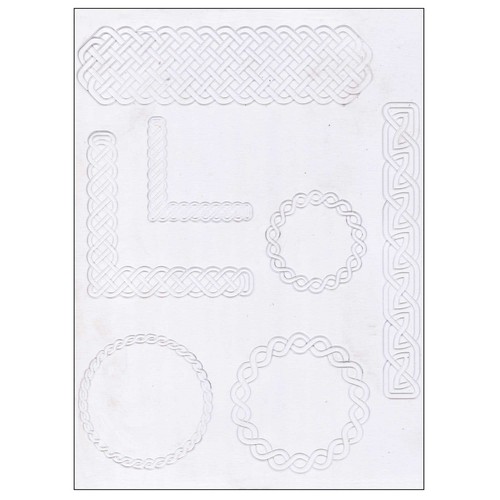 Celtic Circles & Borders Easy Trace Reusable Leather Tooling Pattern 78904-03 - Picture 2 of 2