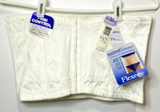 NOS Flexees Corset Waist Tummy Firm Control Instant Slimmer White Size 2X