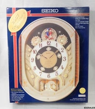 Seiko Melodies in Motion 2007 Collectors Edition Wall Clock w/ Swarovski Crystal