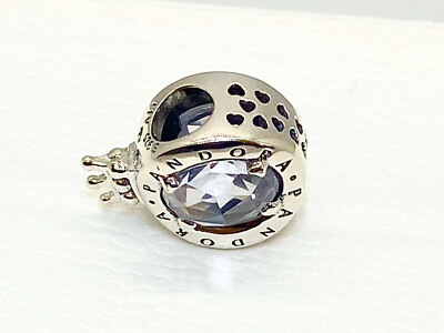 Authentic PANDORA CLEAR SPARKLING CROWN O CHARM 798266CZ | eBay