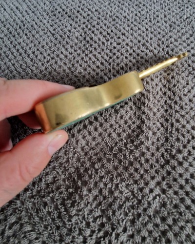 OLD VINTAGE BRASS ASHTRAY GUITAR - Imagen 9 de 13