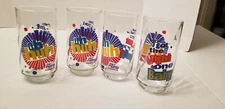 4 Vintage Diet Pepsi Glasses You got the right one baby uh huh Ray Charles