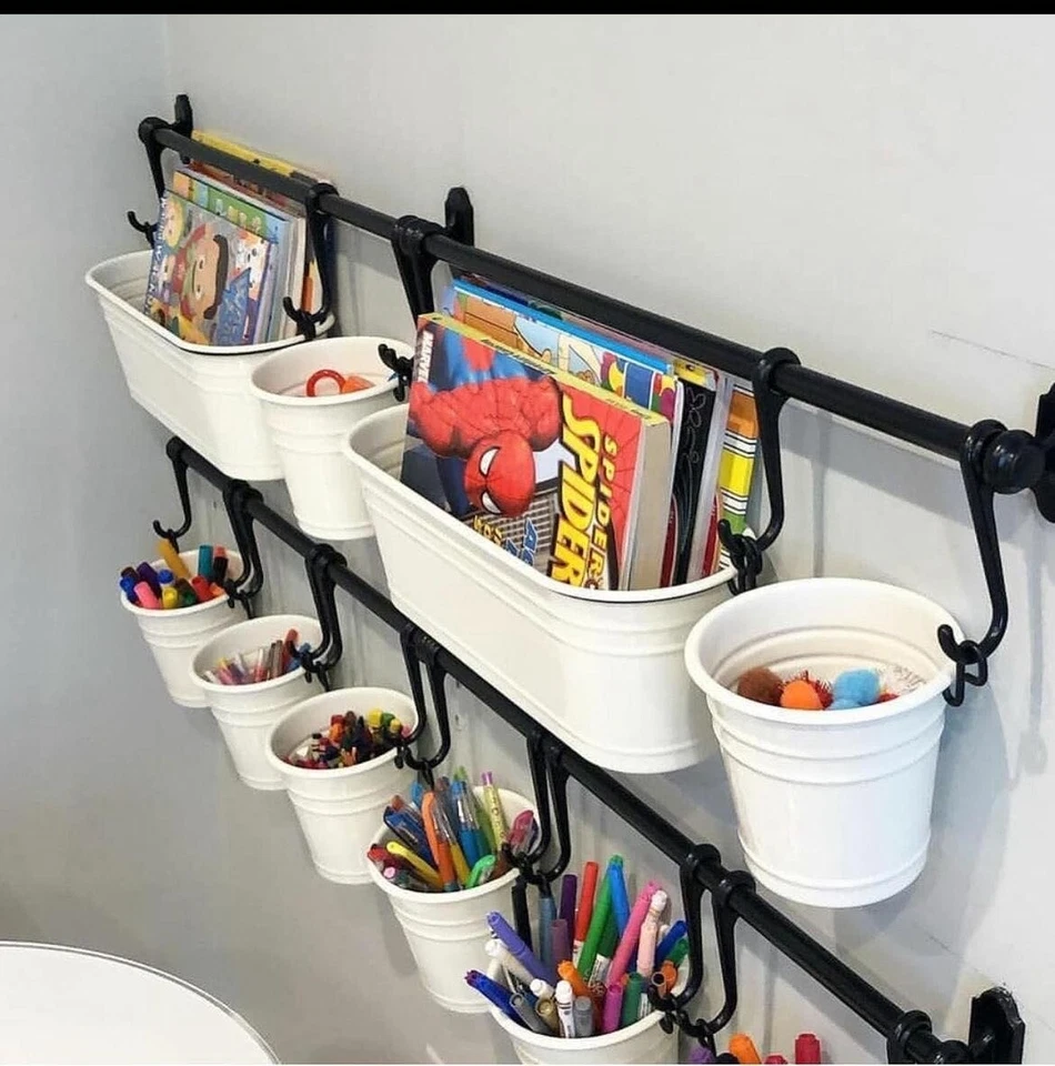 Suporte de Condimento IKEA FINTORP, Branco/Preto, 14 5/8" (602.020.81) NOVO - Imagem 4 de 4