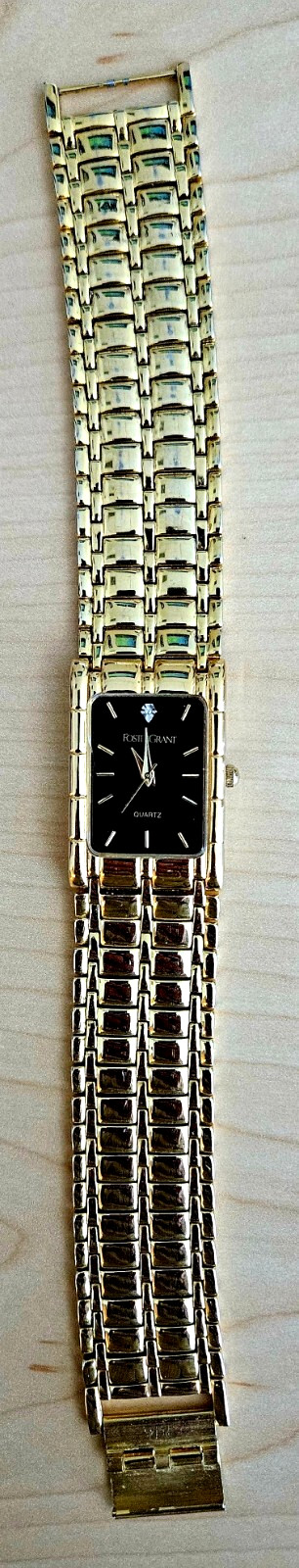 Foster Grant gold tone rectangular diamond accent… - image 7