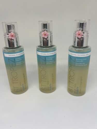 ST Tropez Self Tan Purity Bronzing Water Face Mist 2.7 oz Pack Of 3