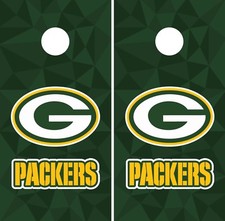 Green Bay Packers Cornhole Wrap NFL Team Game Skin Board Set Vinyl Decal CO74