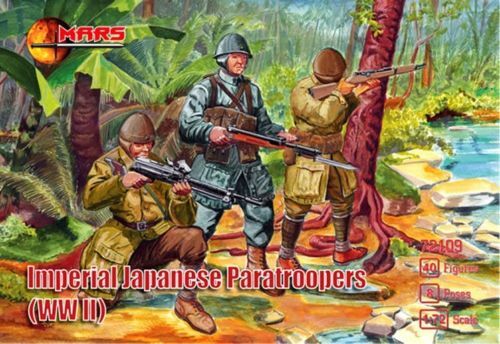 Mars Figures 72109 - 1/72 Imperial Japanese Paracaidistas (Segunda Guerra Mundial), kit modelo a escala - Imagen 5 de 12