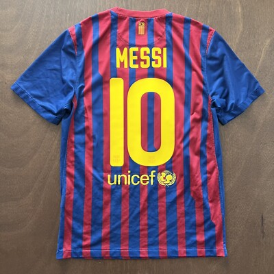 メッシMESSI 10番 FC Barcelona nike ホームジャージＭ Nike Fc Barcelona Messi 10 Home soccer jersey 23/24 Size L