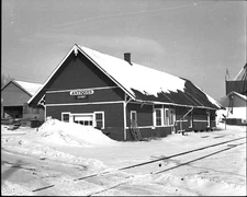 Rutland RR (RL) - Depot - Rutland, VT - Original B&W Negative