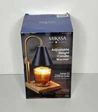 Mikasa Home Accents Adjustable Height Candle Warmer Black Electric 217 OB