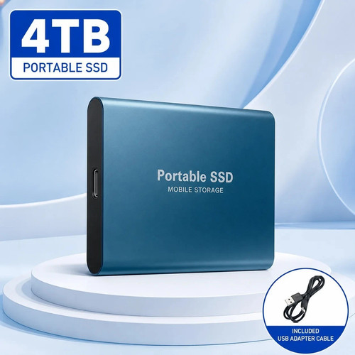 4TB External Hard Drive Disk Memory Storage USB 3.0 HDD for PC Laptop Phones
