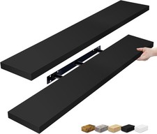 Sorbus Floating Shelves for Wall- 48 In Long Bathroom Shelves,Wall Decor 2 Pack 