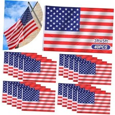 Pieces 3x5 ft American Flags Bulk for 250th Anniversary Waterproof 40