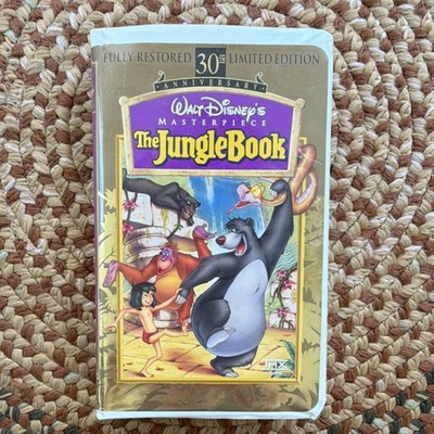 Walt Disney The Jungle Book VHS 30th Anniversary Limited Edition Fully Restored