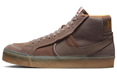Nike Sb Zoom Blazer Mid Prm Plus Plum Eclipse Gum - DV5468-200 Size