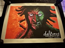 Deftones Concert Poster Jermaine Rogers Medusa Print Nokia Theater Times Square