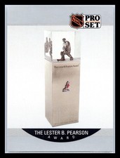 1990-91 Pro Set #386 The Lester B. Pearson Award Edmonton Oilers