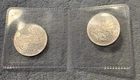 (2) 1/4 Troy Oz .999 Fine Silver EAGLE•WALKING LIBERTY Rounds = 1/2 Oz 🔵⭐️⭐️