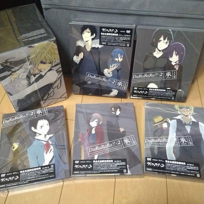 Durarara!! x2 Sho First Limited Edition DVD Complete Set All 6 Volumes