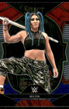 2023 Panini Select WWE Red & Blue #10 Mia Yim wrestling card