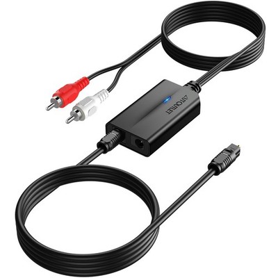 192KHz SPDIF to RCA Converter, 6FT/1.8M Digital to Analog Audio Converter, Bu...
