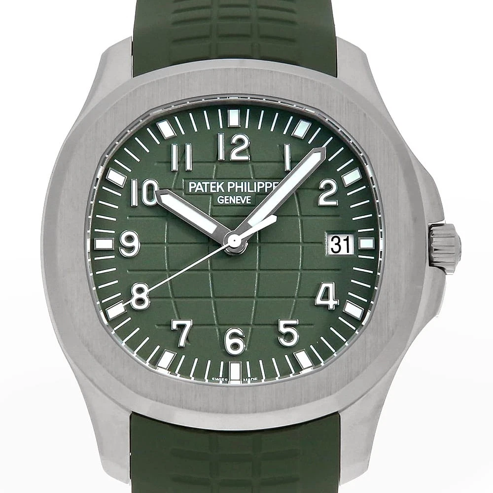Patek Philippe — PATEK PHILIPPE Aquanaut 5168G-010 second hand mens