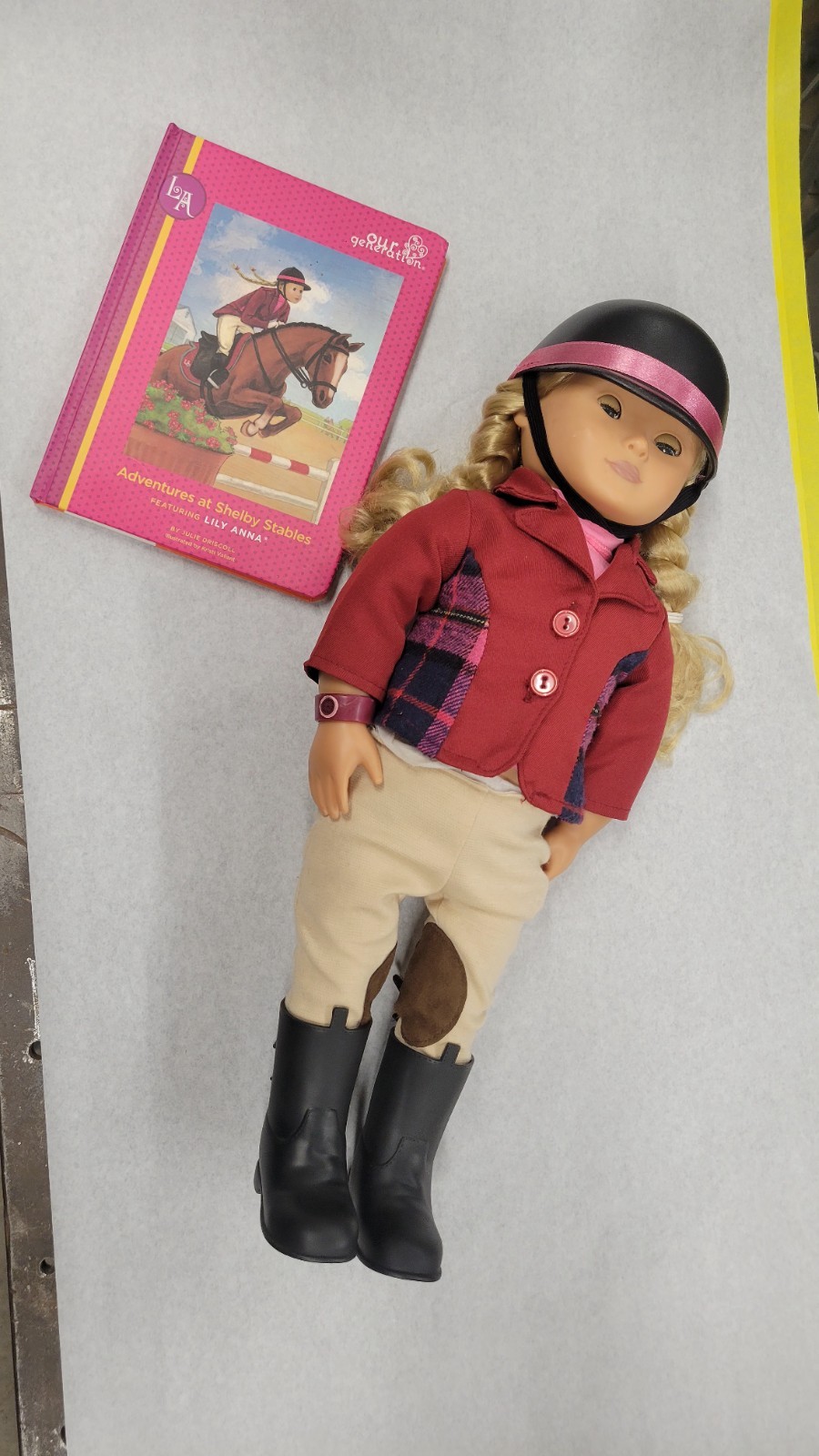 Our Generation Lily Anna Posable Doll English Horse Rider W/