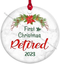 Retirement Gifts for Women, Men - Holiday Decor, Christmas Ornaments - Though...