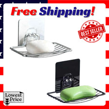 Soap Holder Stainless Steel Wall Mounted Holder Bar Bathroom Shower Basket