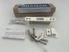Bramah dead lock Including FIVE  Original Keys. Aluminium shop door lock. ￼