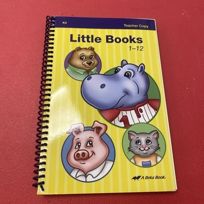 Abeka K4 Little Book Set 1-12 Preschool Readers TEACHER COPY