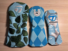 NEW TAYLORMADE PGA CHAMPIONSHIP HEADCOVER SET - DRIVER/FAIRWAY/HYBRID
