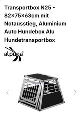 ALPUNA Hundebox mit Notausstieg, N 25. für Dacia Duster 3