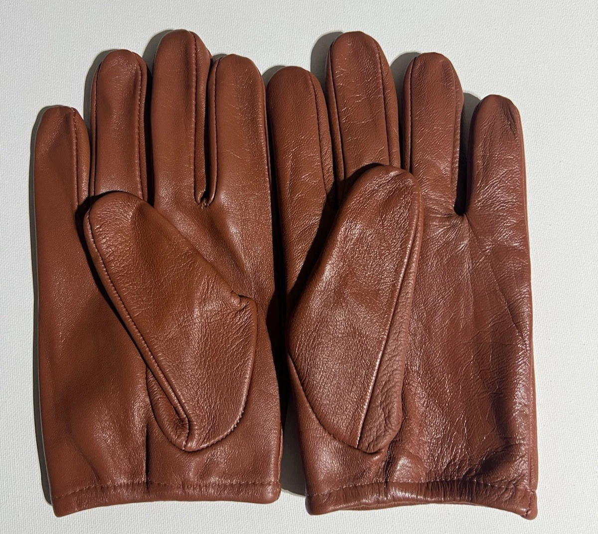 Men Gloves Brown For Police Search Driving Size Medium