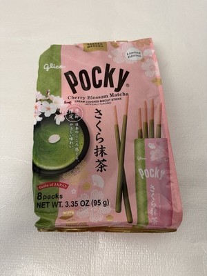 Pocky Sakura Matcha Japan Exclusive Snack Glico   US Seller   Japan Imported
