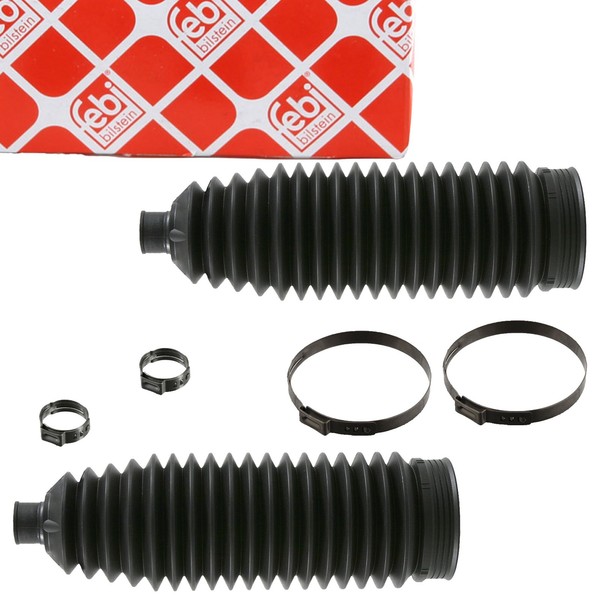 2X febi Spurstange Manschette FüR VW Golf 4 Bora A3 8L1 Leon 1M Octavia 1 Vorne-image