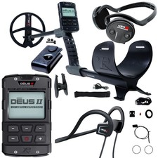 XP DEUS II Fast Multi Frequency Metal Detector 9 Coil 2 Sets of Headphones