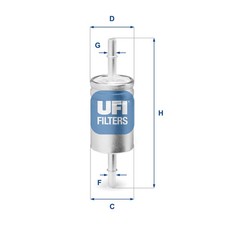 UFI Kraftstofffilter für ALFA ROMEO Giulietta FIAT Tipo