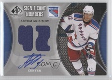 2009-10 SP Game Used Edition 37/42 Artem Anisimov #SN-AA Auto 2u9