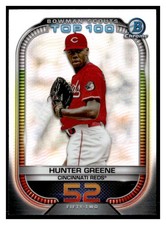 2021 Bowman Chrome Scouts Top 100 Refractors #BTP52 Hunter Greene INSERT