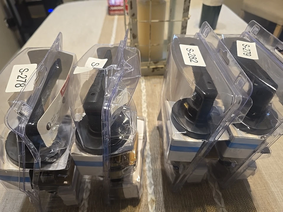 Матовая черная дверная ручка для кровати/ванны Kwikset с Microban лот из 4 - Изображение 2 из 2