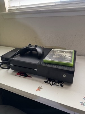 Microsoft Xbox One Black Console Wi-Fi HDMI USB with Controller GTA V Fallout 3