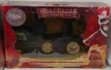 Disney Pirates of the Caribbean Black Pearl RC Ship Toy Used Tested
