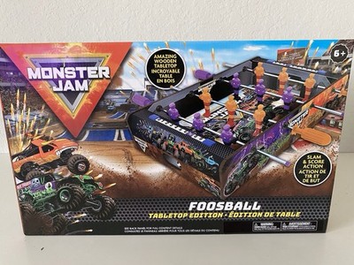 Monster Jam Table Top Foosball Wooden Tabletop Edition Slam And Score Action NEW