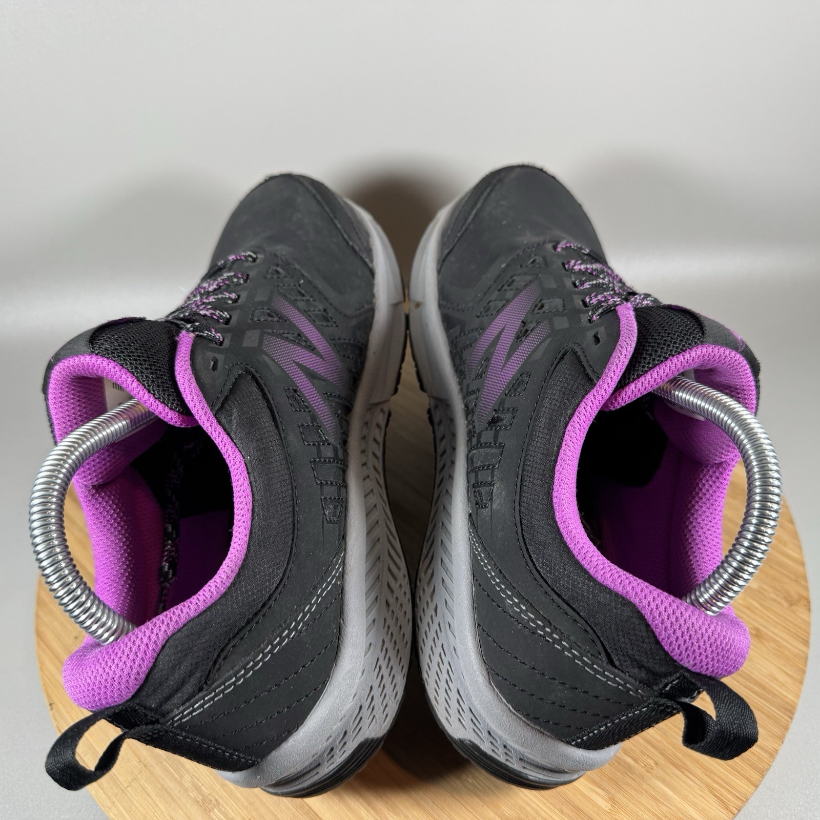 New Balance 412v1 WID412P1 Black Purple Alloy Toe Work Shoes Women's Size 8.5 B thumbnail 5
