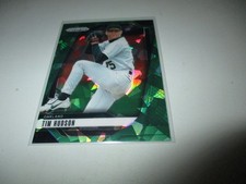 Tim Hudson 2025 Panini Prizm Green Cracked Ice #5
