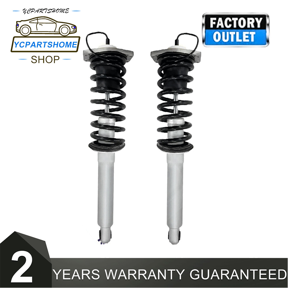 2X Rear Shock Struts Assys For Maserati Quattroporte M139 Sport Gt 2006-13 4.7L