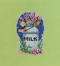 Milk Can - Mill Hill - Spring Bouquet - Cross Stitch Kit - MH18-2216