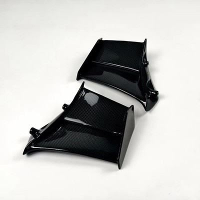 100% Glossy Carbon Fiber Side Winglets Side Panels For Ducati Panigale V4/S 2025