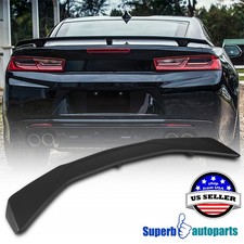 Fit 2016-2020 Chevy Camaro Zl1 Style Rear Abs Trunk Spoiler Wing Lid Matte Black Fit 2016-2020 Chevy Camaro Zl1 Style Rear Abs Trunk Spoiler Wing Lid Matte Black